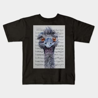 Comical Emu Kids T-Shirt